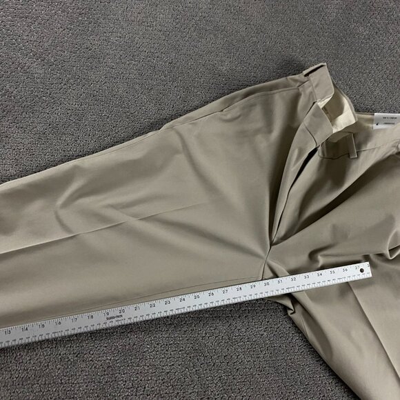Brooks Brothers Advantage Chino Clark Pants Mens 40x30 Khaki Flat Front Straight - Picture 14 of 15